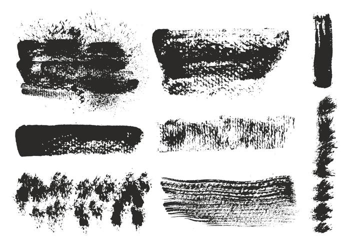 Vector Eroded Brushes Strokes