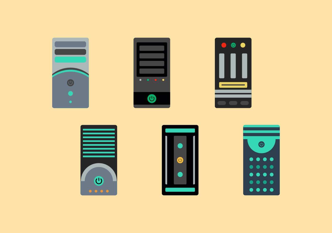 Download Free CPU Vector Pack - Download Free Vectors, Clipart ...