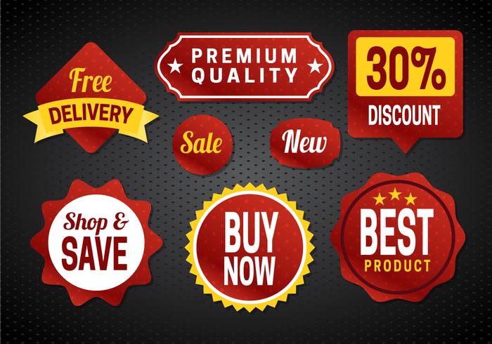 Free Sale Badges Vector