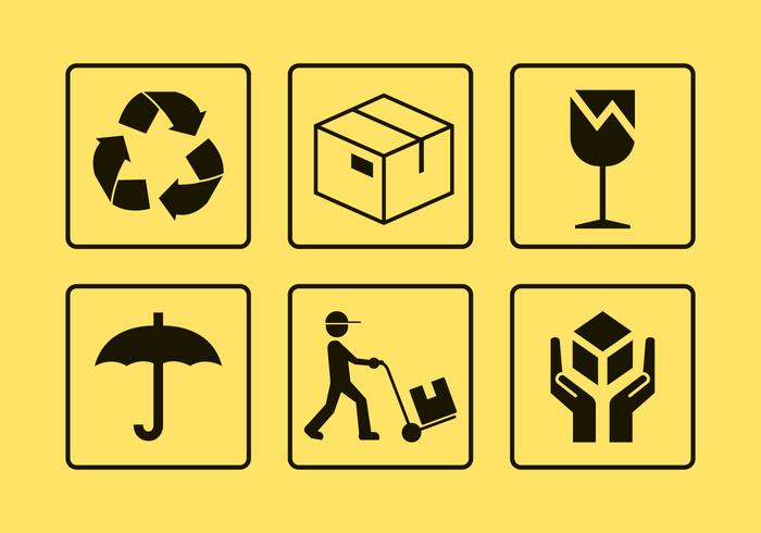 Package Handling Vector Icons