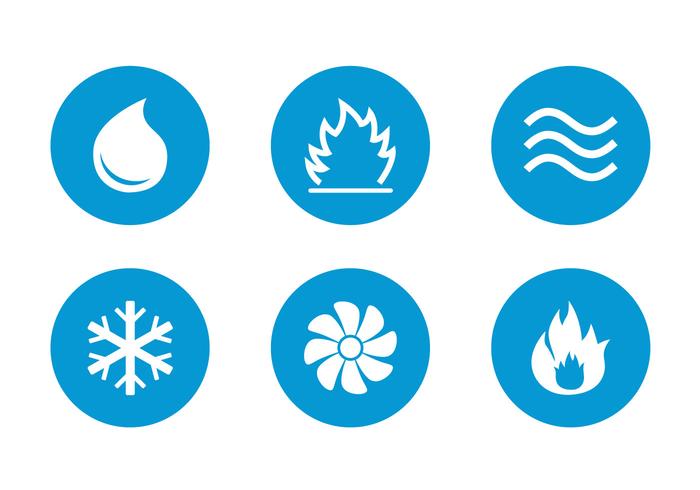 Free HVAC Icons Vector