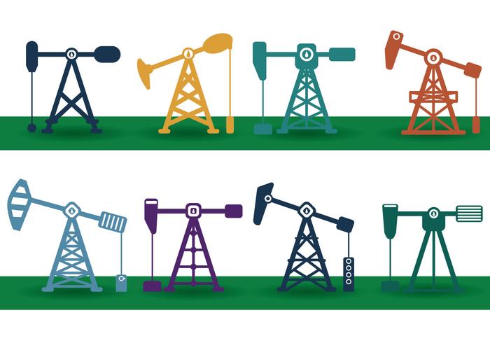 Oil Field Vector