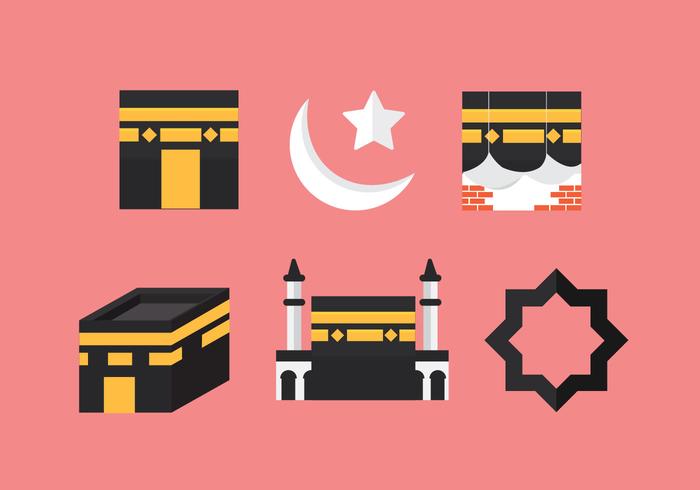 Libre Makkah Vector Icono # 1