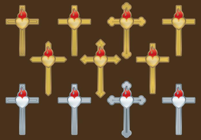 Sacred Cross Vectors 