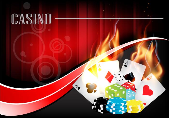 Vector de fondo del casino