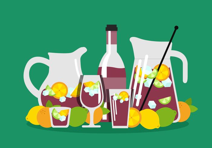 Sangria Vector Pitcher Sangria Vector Pitcher