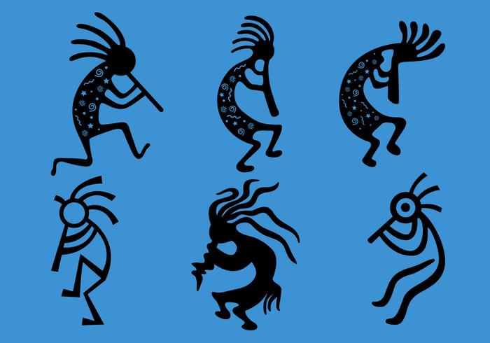 Kokopelli Vector Symbols Kokopelli Vector Symbols