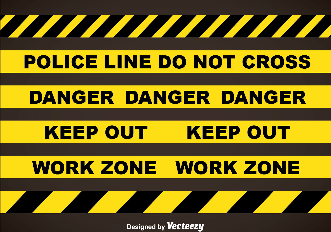 Download Police Line And Danger Tapes Vector Sets - Download Free ...