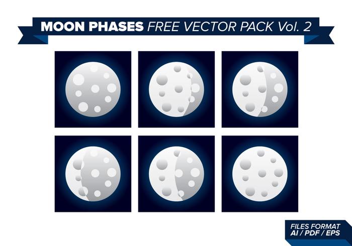 Moon Phases Free Vector Pack 2 Moon Phases Free Vector Pack 2