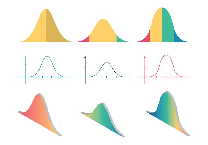 Free Bell Curve Vector Illustration