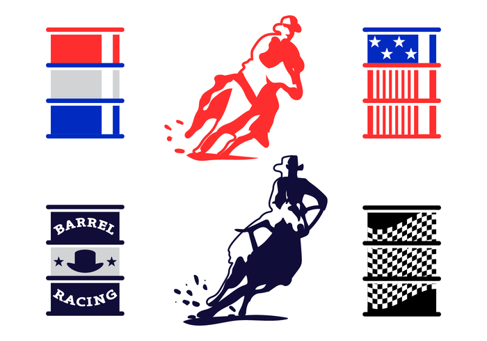 Free Barrel Racing Vector