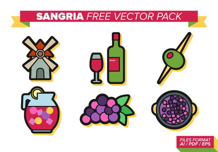 Sangria Free Vector Pack Sangria Free Vector Pack