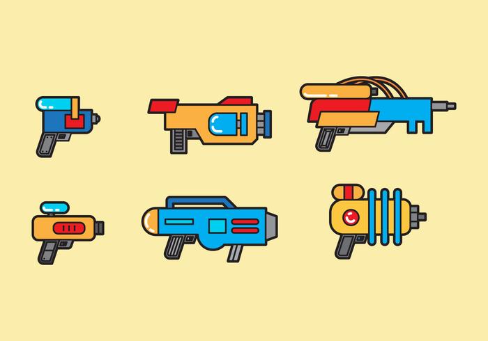 Free Water Gun Vector 2