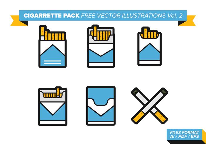 Download Cigarette Pack Free Vector Illustrations Vol. 2 - Download ...