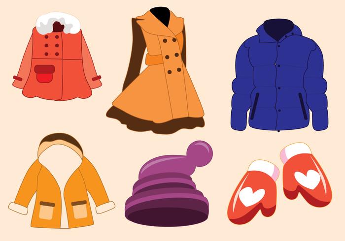 Winter Coat Vector Winter Coat Vector