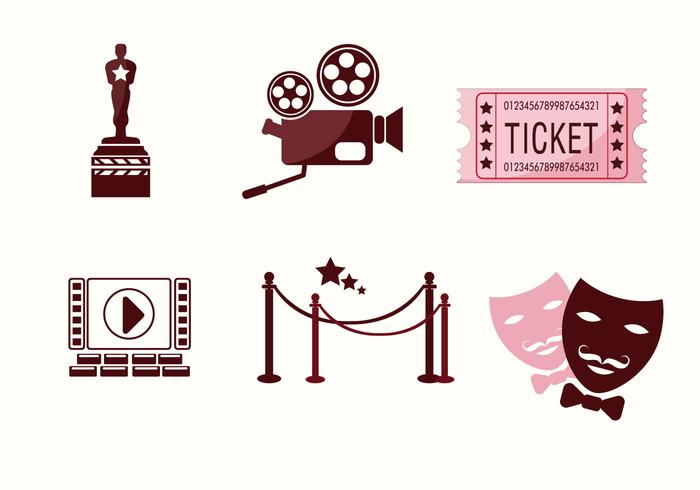 Cinematography Icons Vector