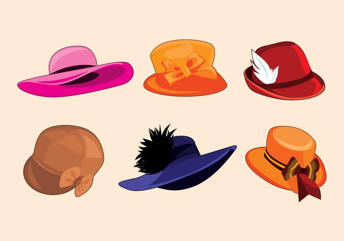 Ladies Hat Vector