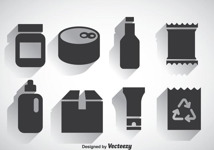 Package Set Icons Vectors