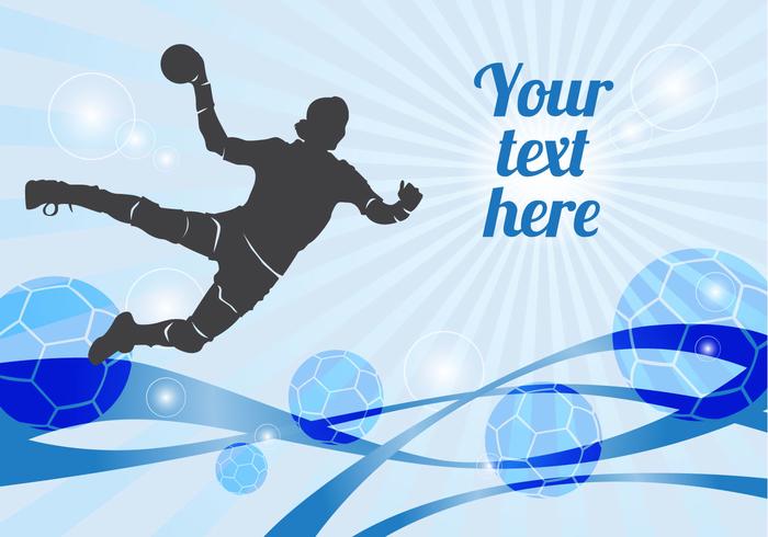 Free Handball Player Vector