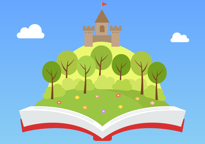 Fairytale Book Vector