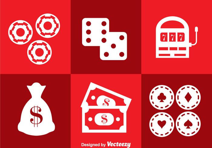 Casino Real Iconos Vector