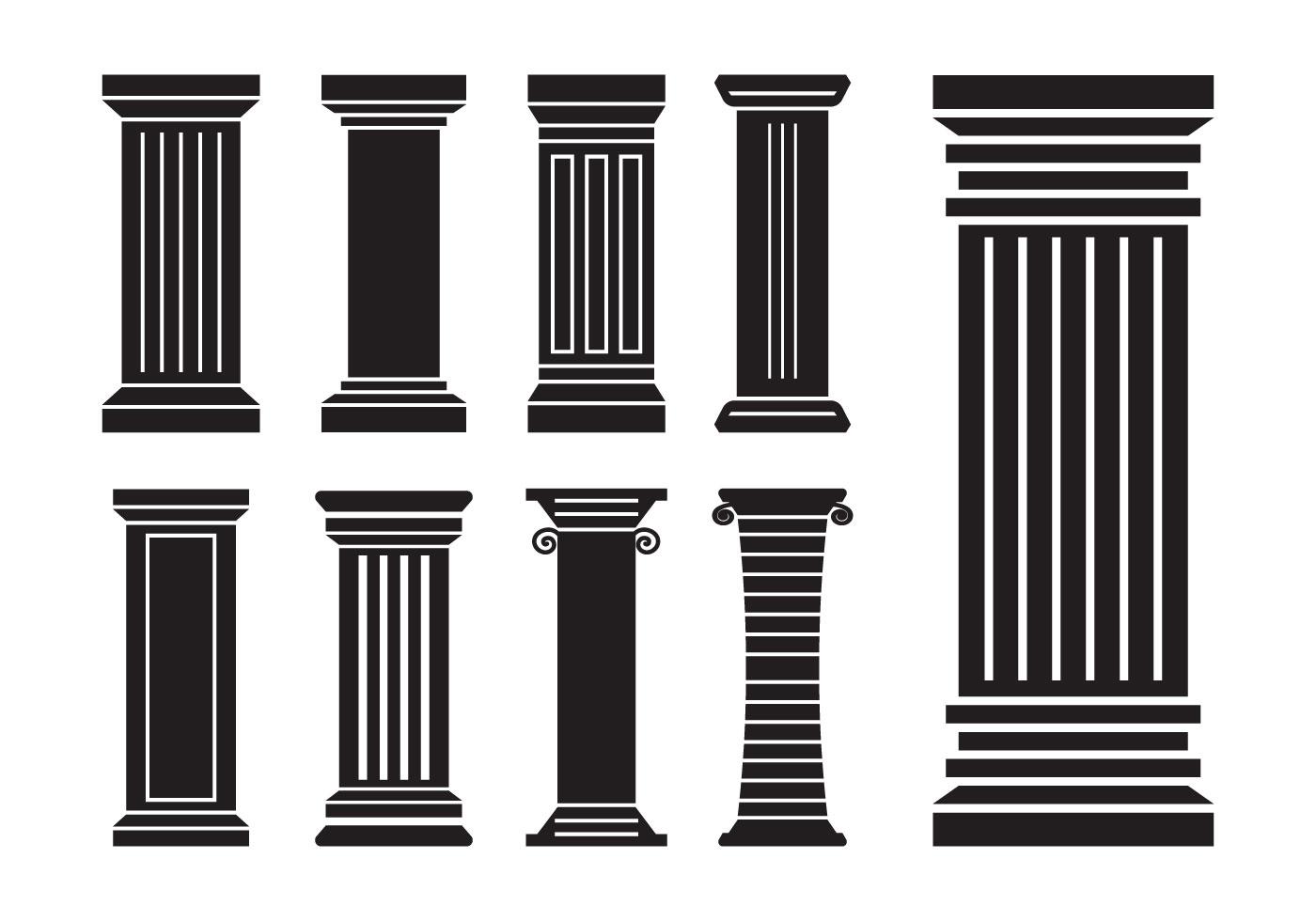 Roman Pillar Vectors 108075 Vector Art at Vecteezy