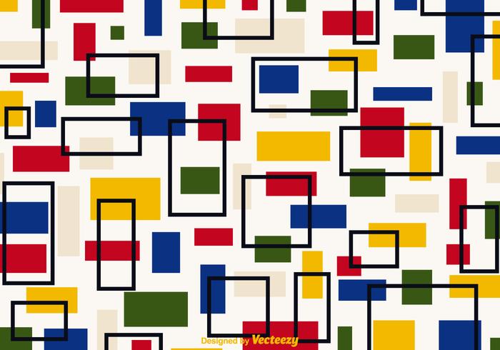 Free Retro Bauhaus Vector Background