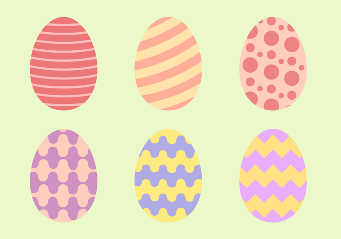 Vector huevos de Pascua gratis