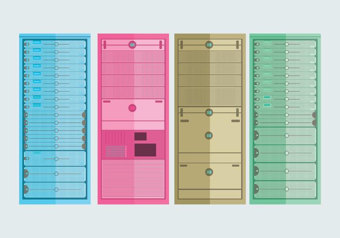 Server Rack Vector