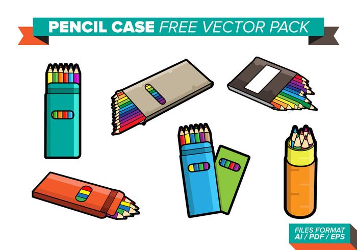Pencil Case Free Vector Pack Pencil Case Free Vector Pack