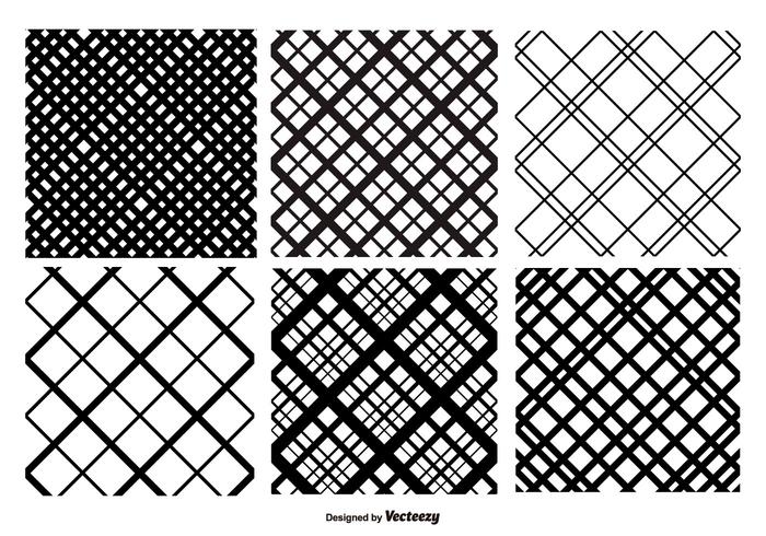 Crosshatch Vector Pattern Set Crosshatch Vector Pattern Set