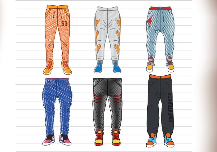 Pantalones deportivos Vector