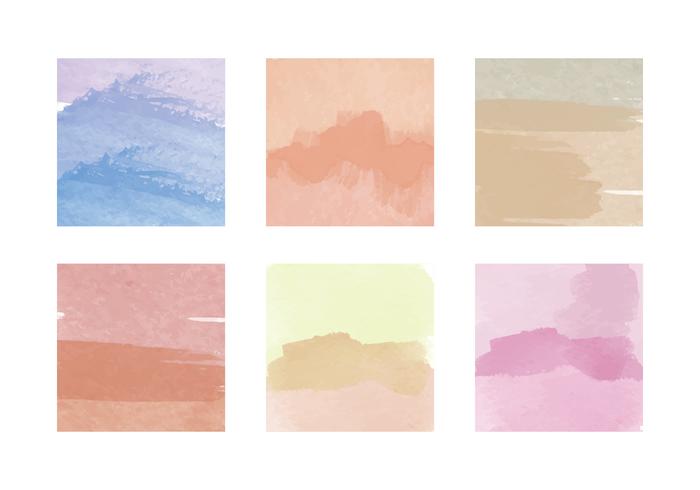 Vector Watercolor Squares