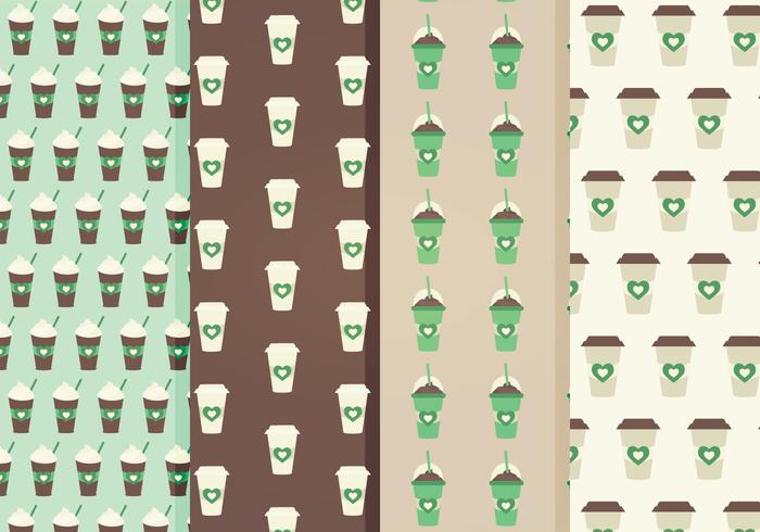 Free Coffee Vector Patterns