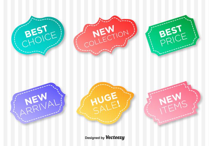 Quality Warranty Vector Labels