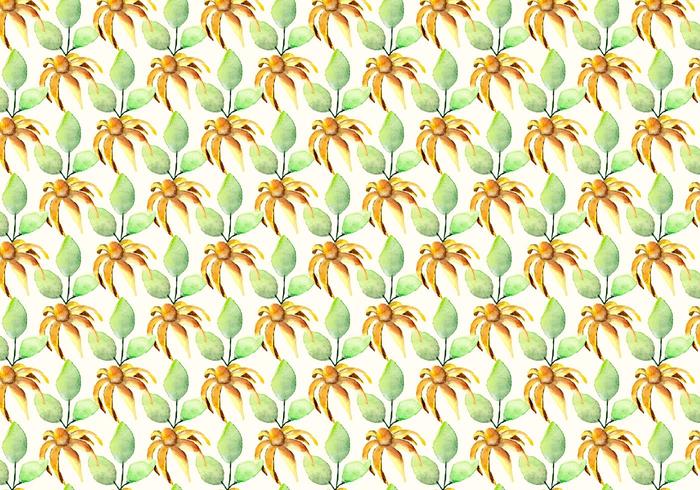 Free Vector Watercolor Summer Pattern Free Vector Watercolor Summer Pattern