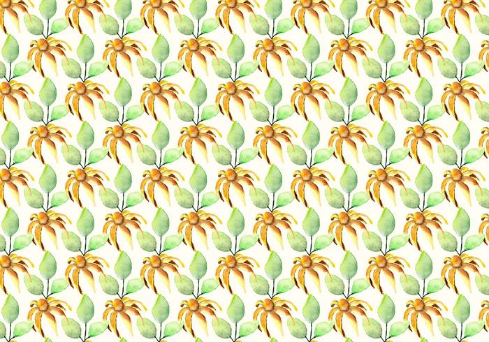 Free Vector Watercolor Summer Pattern