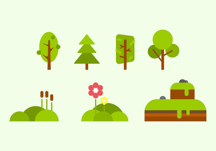 Free Green Nature Vectors Free Green Nature Vectors