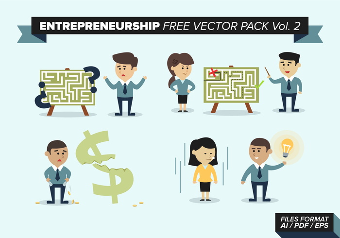 Entrepreneurship Free Vector Pack Vol. 2 Entrepreneurship Free Vector Pack Vol. 2
