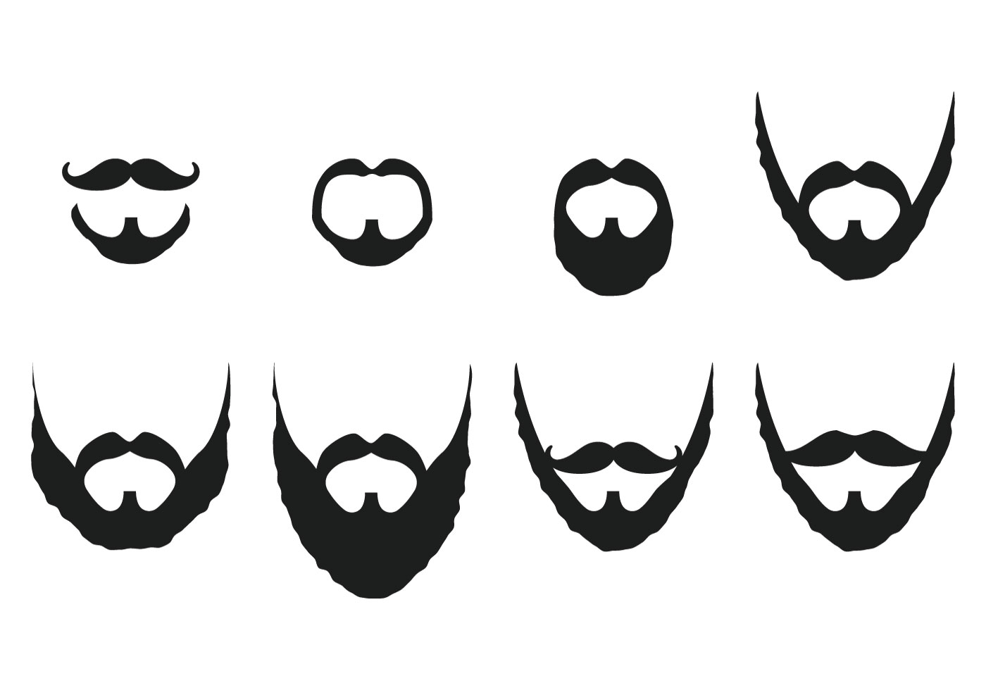 clipart moustache free vector - photo #14