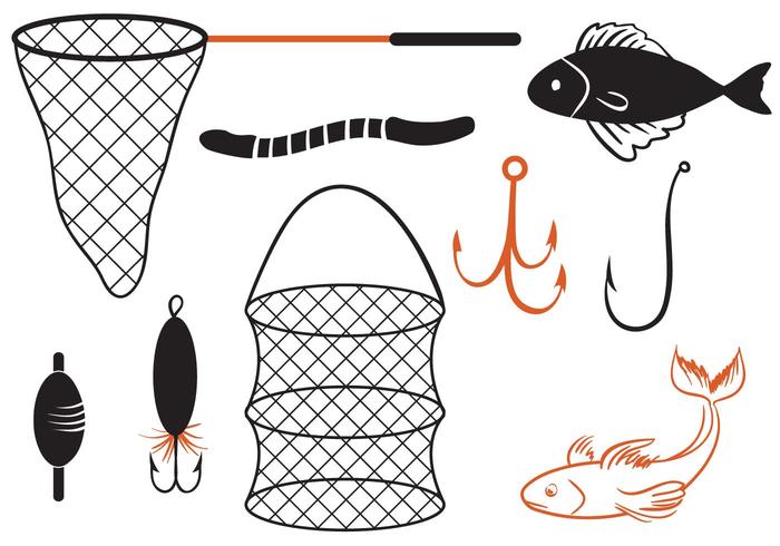 Fish Trap Fishing Tool Vector Icon Cartoon Illustration Stock Illustration  - Illustration of drawing, black: 204139576