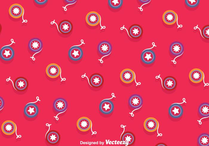 Yoyo Magenta Background vector