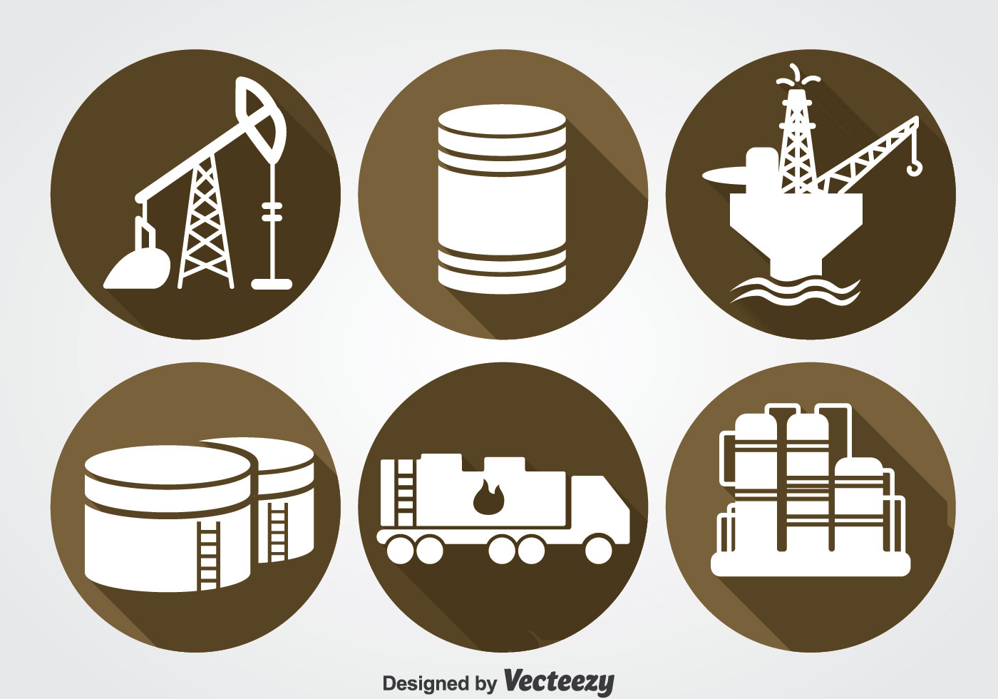 Oil Industry Icons Sets - Download Free Vector Art, Stock ...