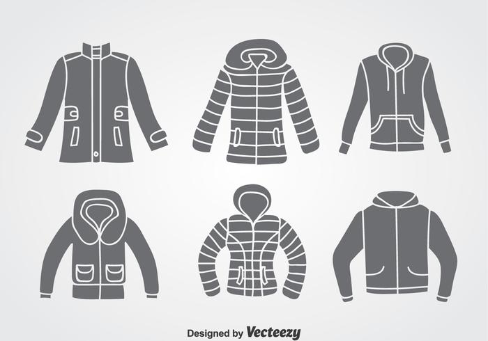 Winter Coat Vector Sets