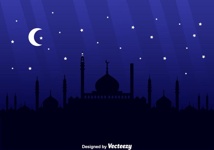 Arabian Night Background vector