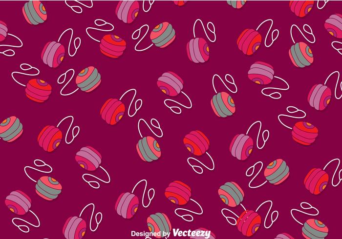 Yoyo Purple Background vector