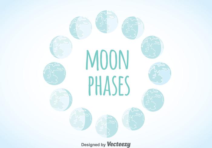 Moon Phase Vector