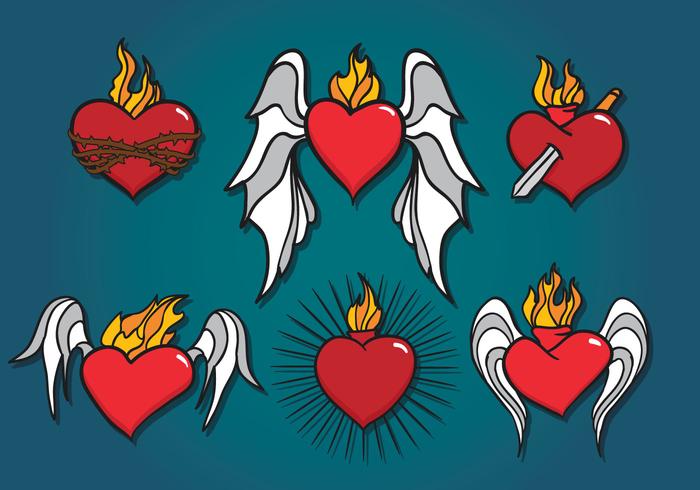 Sacred Heart Vector