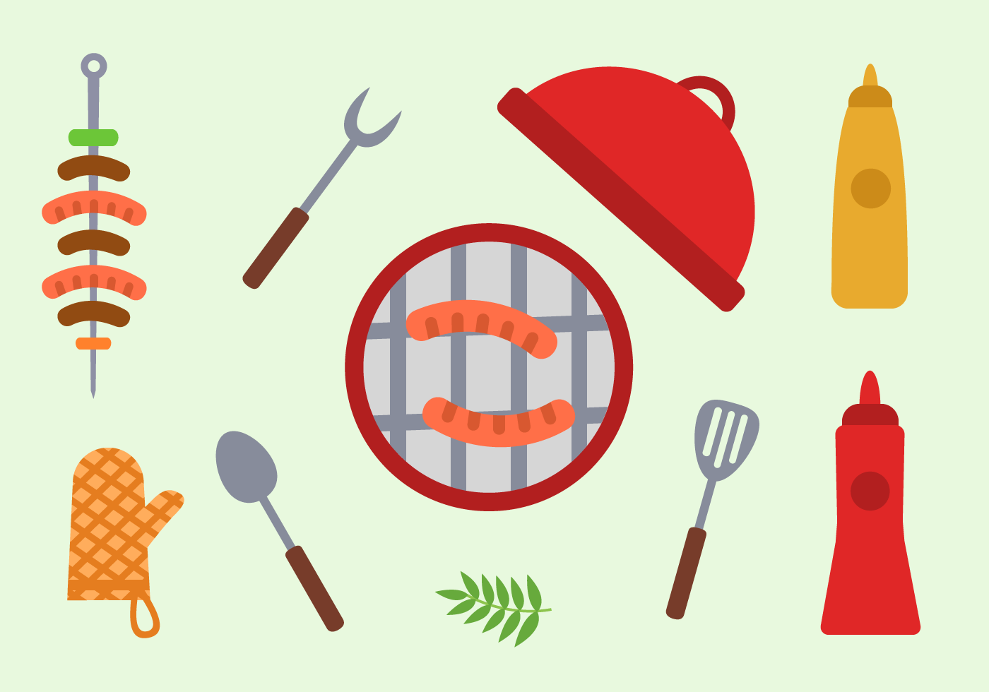 Free Barbecue Vector 108400 Vector Art at Vecteezy