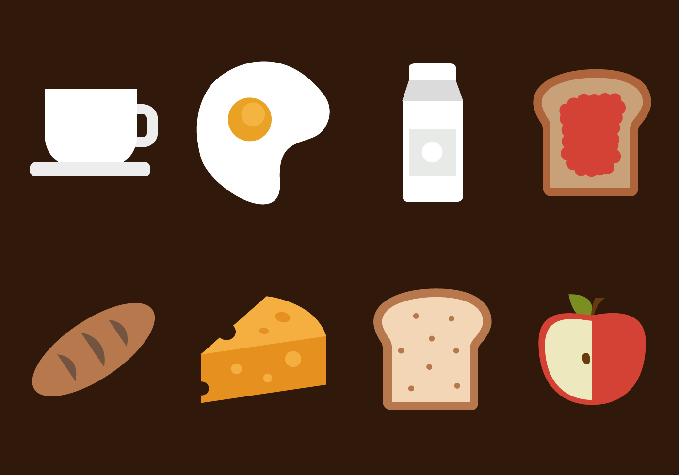 Download Free Breakfast Vector - Download Free Vectors, Clipart ...